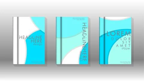 Abstract circle shape backgrounds for posters, covers, brochures, company ann Stock Illustration