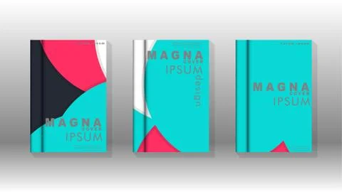 Abstract circle shape backgrounds for posters, covers, brochures, company ann Stock Illustration