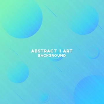 Abstract circle shape banner geometric style modern design blue color line pa Stock Illustration