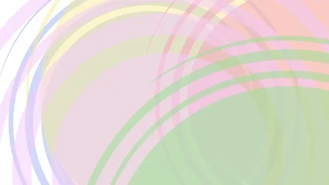 Abstract Circle Shape Pastel Color Background. 4K Stock Footage 190935906