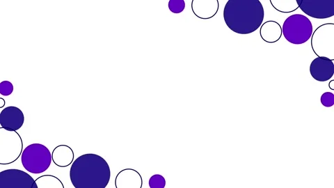 Abstract circle shapes background animation Stock Footage 296143331