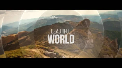 Abstract Circle Slide 스톡 After Effects