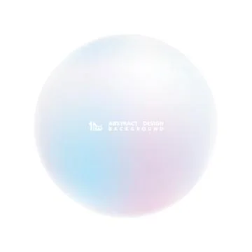 Abstract circle of soft gradient colorful copy space of text design Stock Illustration
