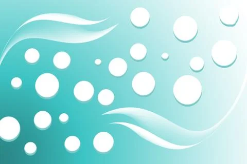 Abstract circle soft green background Stock-Illustration