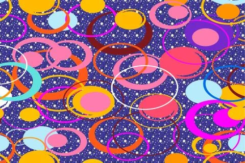 Abstract Circle Vector Background Stock Illustration