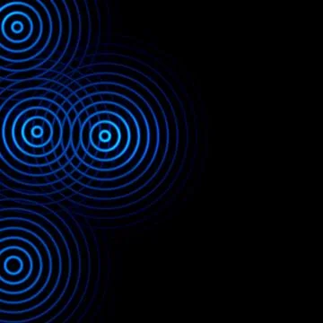 Abstract circle vortex dark blue background Stock Illustration