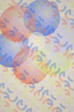 Abstract Circles and Arrows Pattern Stock Photos