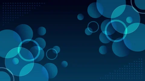 Abstract circles and bokeh on a dark background with a modern clean design .. Vidéo 339283284