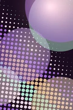Abstract Circles and Dots Pattern Stock Photos