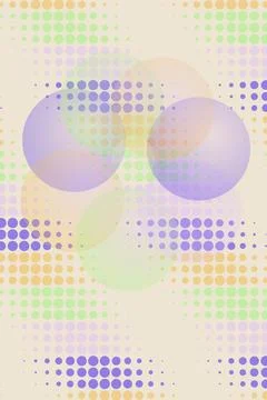 Abstract Circles and Dots Pattern Stock Photos