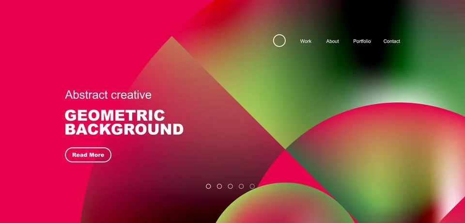Abstract circles and round elements geometric background. Vector illustration 스톡 일러스트