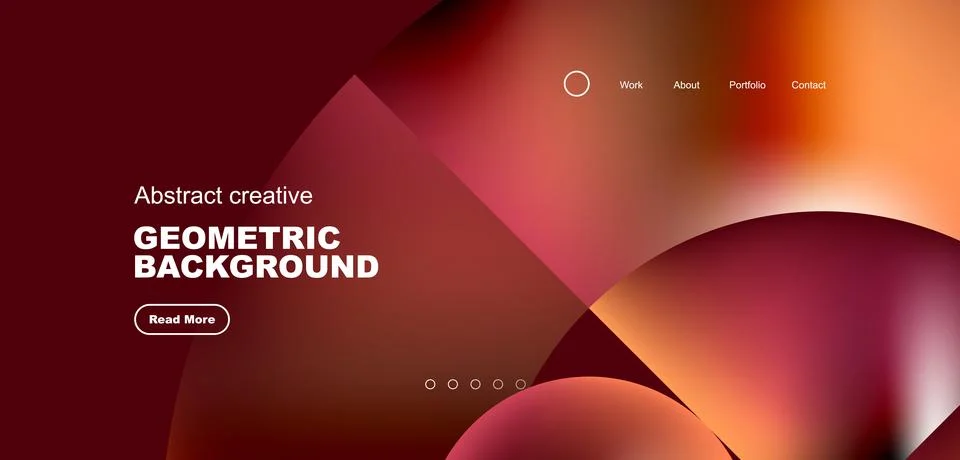 Abstract circles and round elements geometric background. Vector illustration 스톡 일러스트
