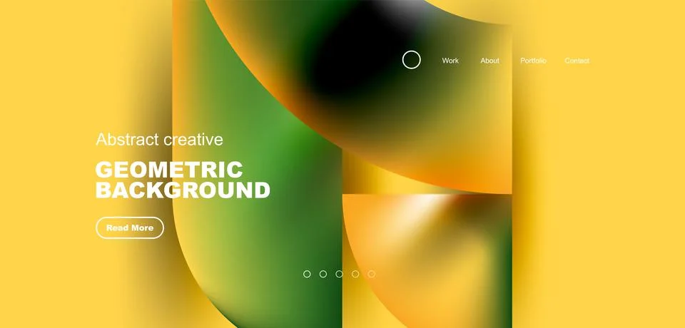 Abstract circles and round elements geometric background. Vector illustration 스톡 일러스트
