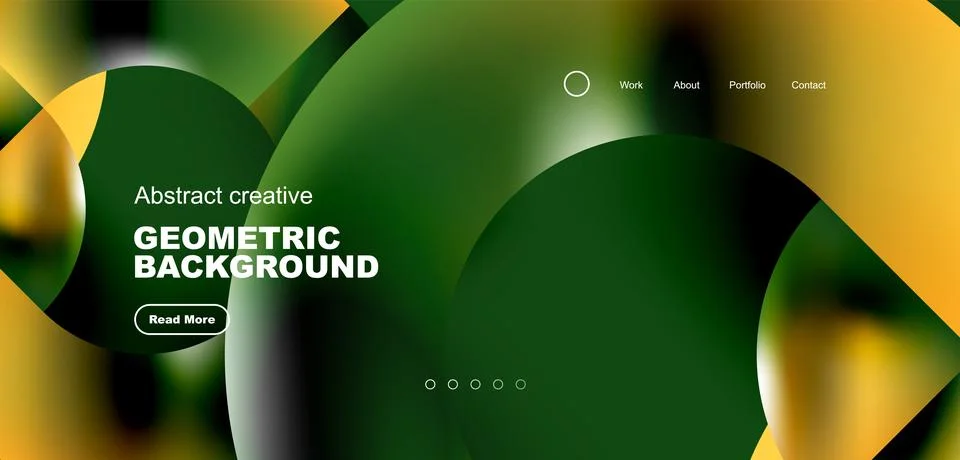 Abstract circles and round elements geometric background. Vector illustration イラスト素材