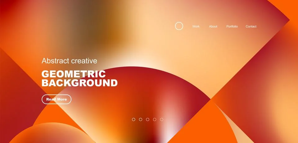 Abstract circles and round elements geometric background. Vector illustration Stockillustratie