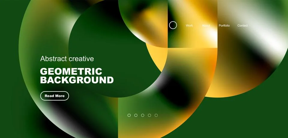 Abstract circles and round elements geometric background. Vector illustration 스톡 일러스트