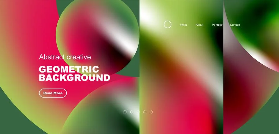 Abstract circles and round elements geometric background. Vector illustration 스톡 일러스트