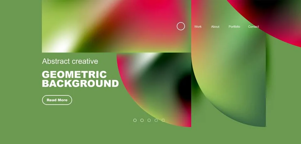 Abstract circles and round elements geometric background. Vector illustration 스톡 일러스트