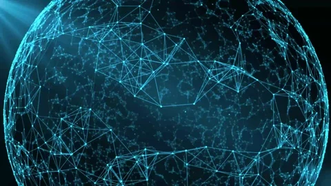 Abstract circles animation background 스톡 동영상 107901979