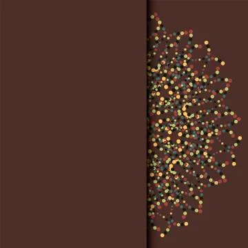 Abstract Circles - Art Vector Background Stock Illustration