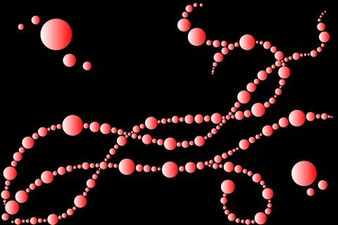 Abstract circles background Stock Illustration