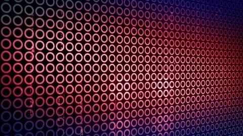 Abstract Circles Background LOOP 4K Blue -red Stock Footage 71486814
