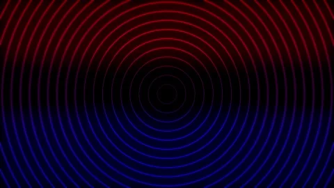 Abstract Circles Background Video, Wave Background Loop 4K Animation Stock Footage 256244477