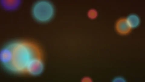 Abstract circles create a dreamy, blurred visual effect Stock Footage 326177771