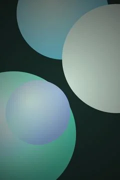 Abstract Circles on Dark Background Stock Photos