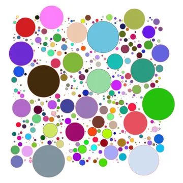 Abstract circles decorative Illustrazione stock