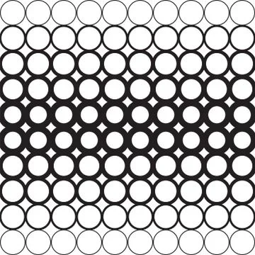 Abstract circles with a dedicated Central geometric background Stock Illustration