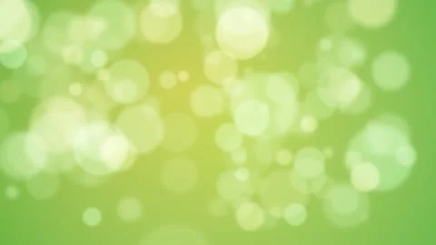 Abstract circles drift across a vibrant green background Stock Footage 327337580