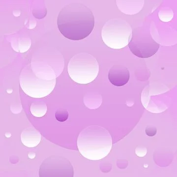 Abstract circles with gradient on lilac background. Pastel background. Square Stock Illustration