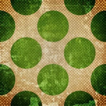 Abstract circles on grunge background Stockillustratie