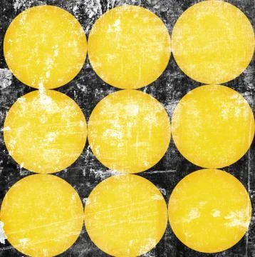 Abstract circles on grunge background Stockillustratie