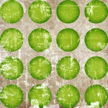 Abstract circles on grunge background Stockillustratie