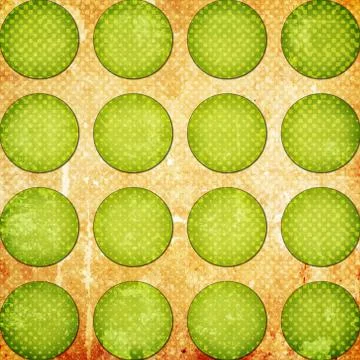 Abstract circles on grunge background Stockillustratie