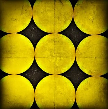 Abstract circles on grunge background Stockillustratie