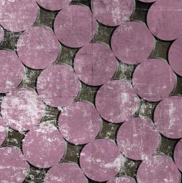 Abstract circles on grunge background Stockillustratie