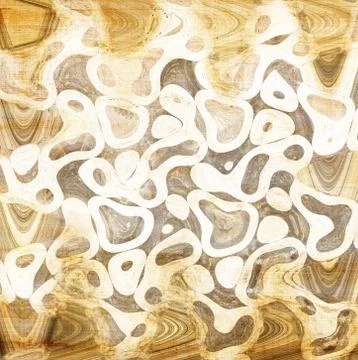 Abstract circles on grunge background Stockillustratie