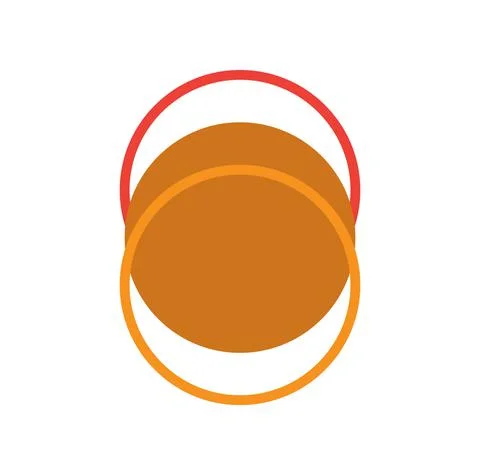Abstract circles icon Stock Illustration