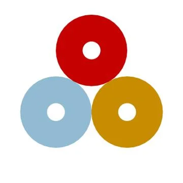 Abstract circles Illustrazione stock