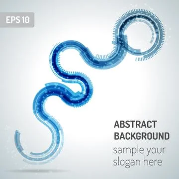 Abstract circles Stock Illustration