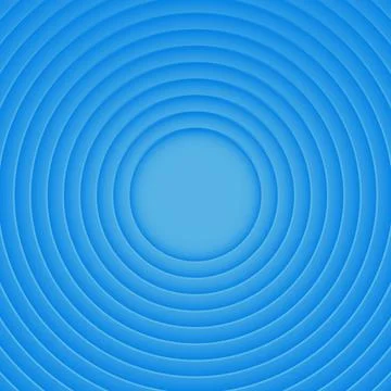 Abstract circles layers on blue background Stock Illustration