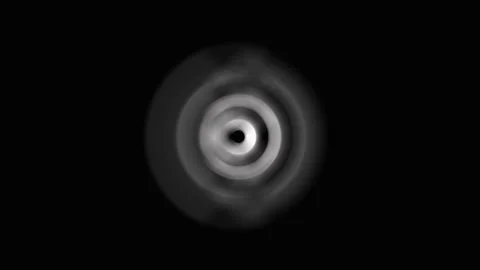 Abstract circles with light motion effect Stock Footage 328385443