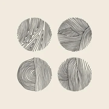 Abstract circles with lines and dots vector design 스톡 일러스트