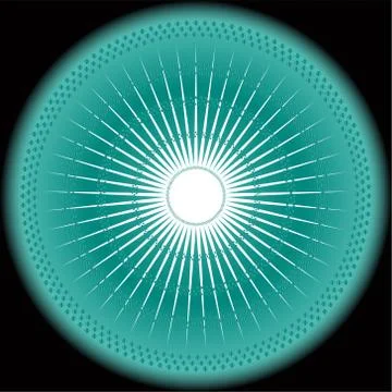 Abstract Circles mosaic Vector Background Stock Illustration