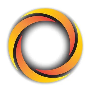 Abstract circles overlap Stock Illustration