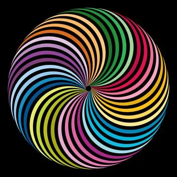 Abstract circles overlap Stock Illustration