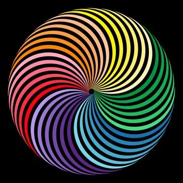 Abstract circles overlap Stock Illustration